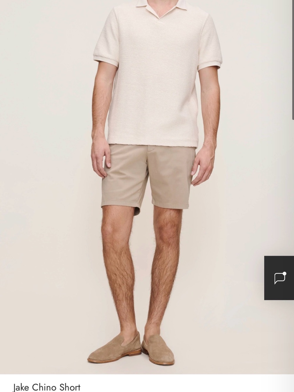 DL1961 Men's Chino Shorts in Light Khaki